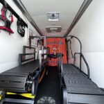 Inside Zoomies2Go van from back view